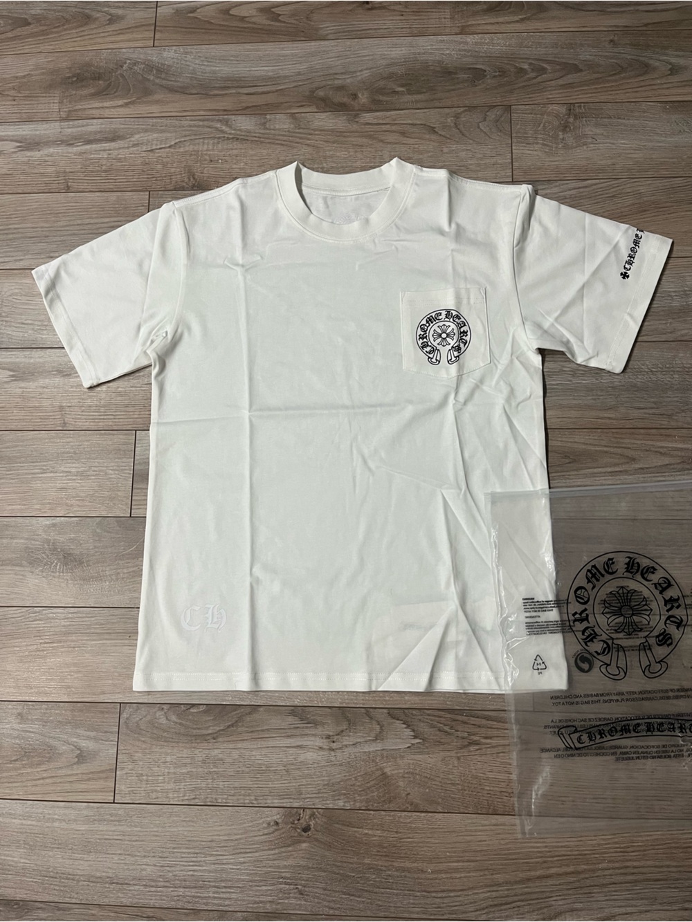 White Chrome Hearts T-shirt Size S